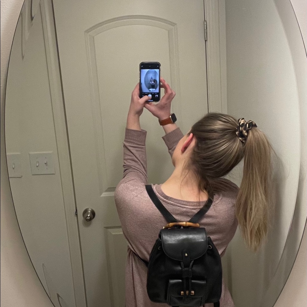 Gucci Bamboo Black Backpack - Picture 16 of 16